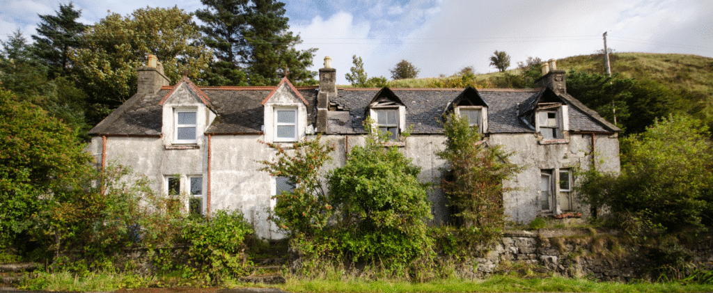 abandoned home
